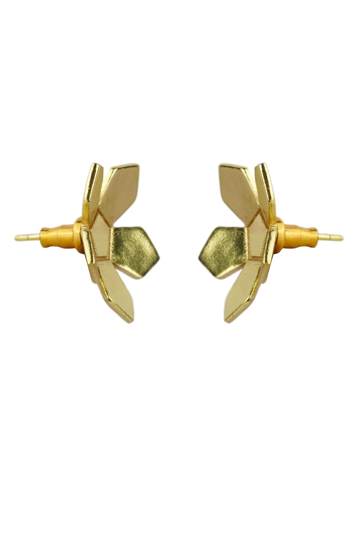 Adler Floral Pattern Studs 