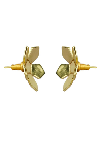 Adler Floral Pattern Studs 