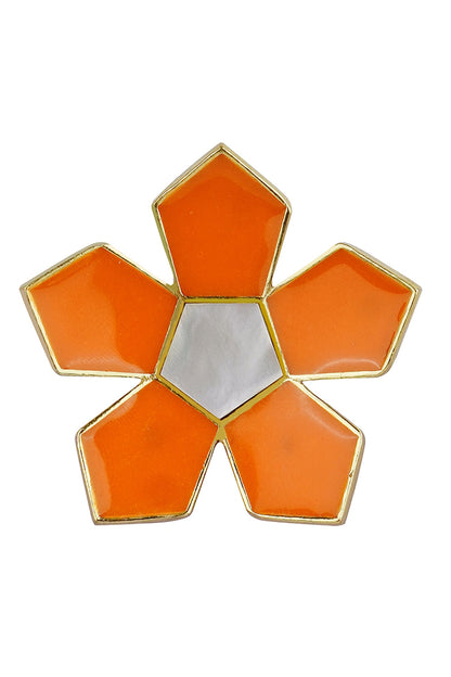 Willow Floral Motif Pattern Studs 