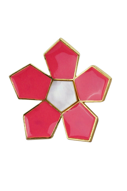 Willow Floral Motif Pattern Studs 
