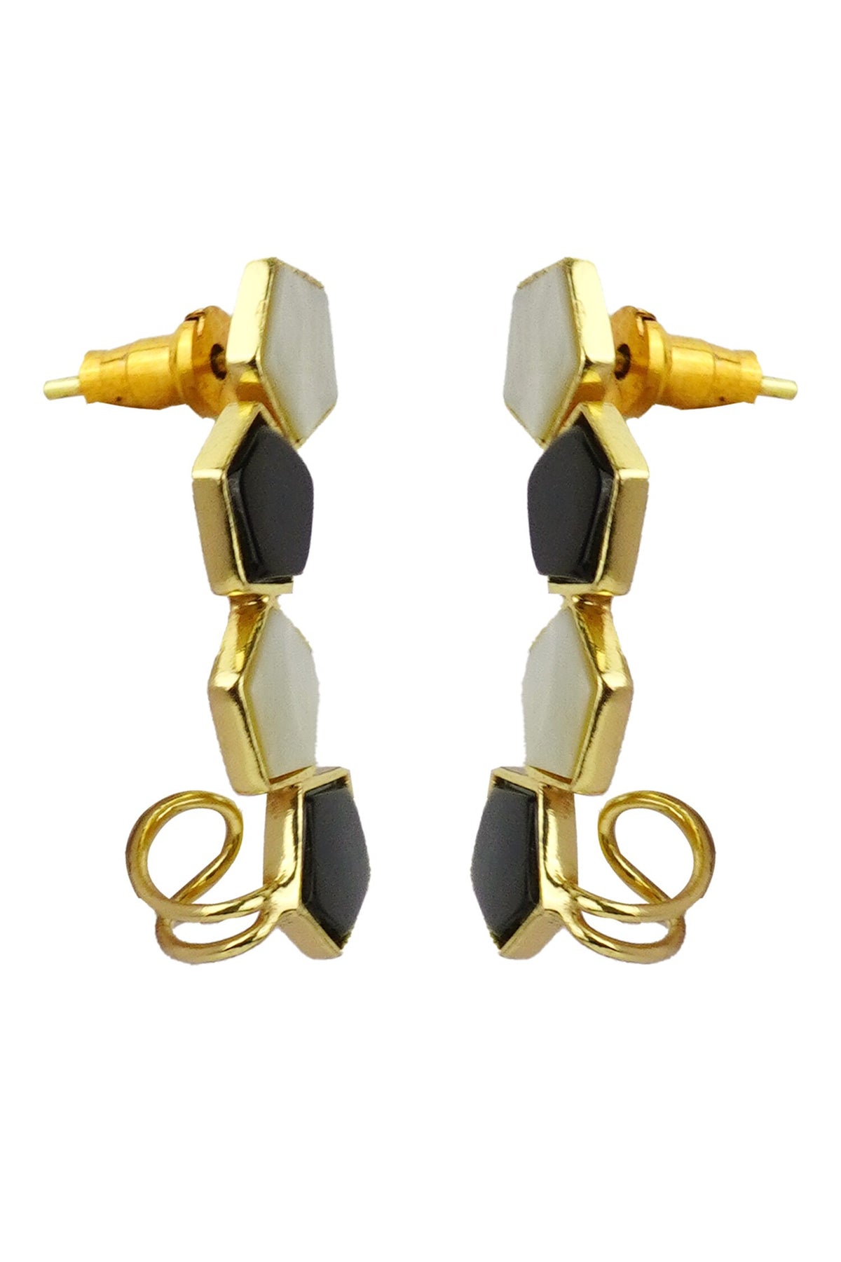 Arlo Geometric Pattern Earrings 
