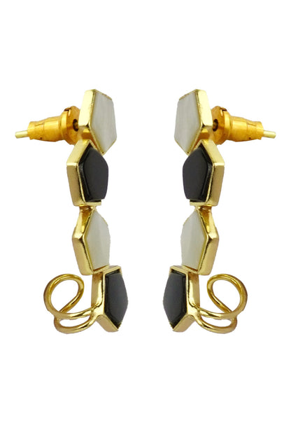Arlo Geometric Pattern Earrings 
