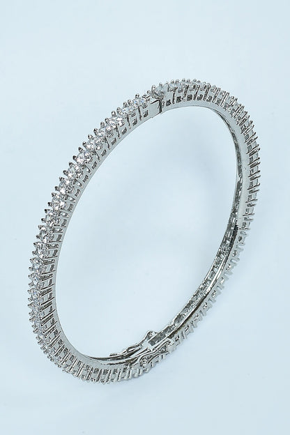 Zircon Diamonds Studded Bangles - Set of 2 