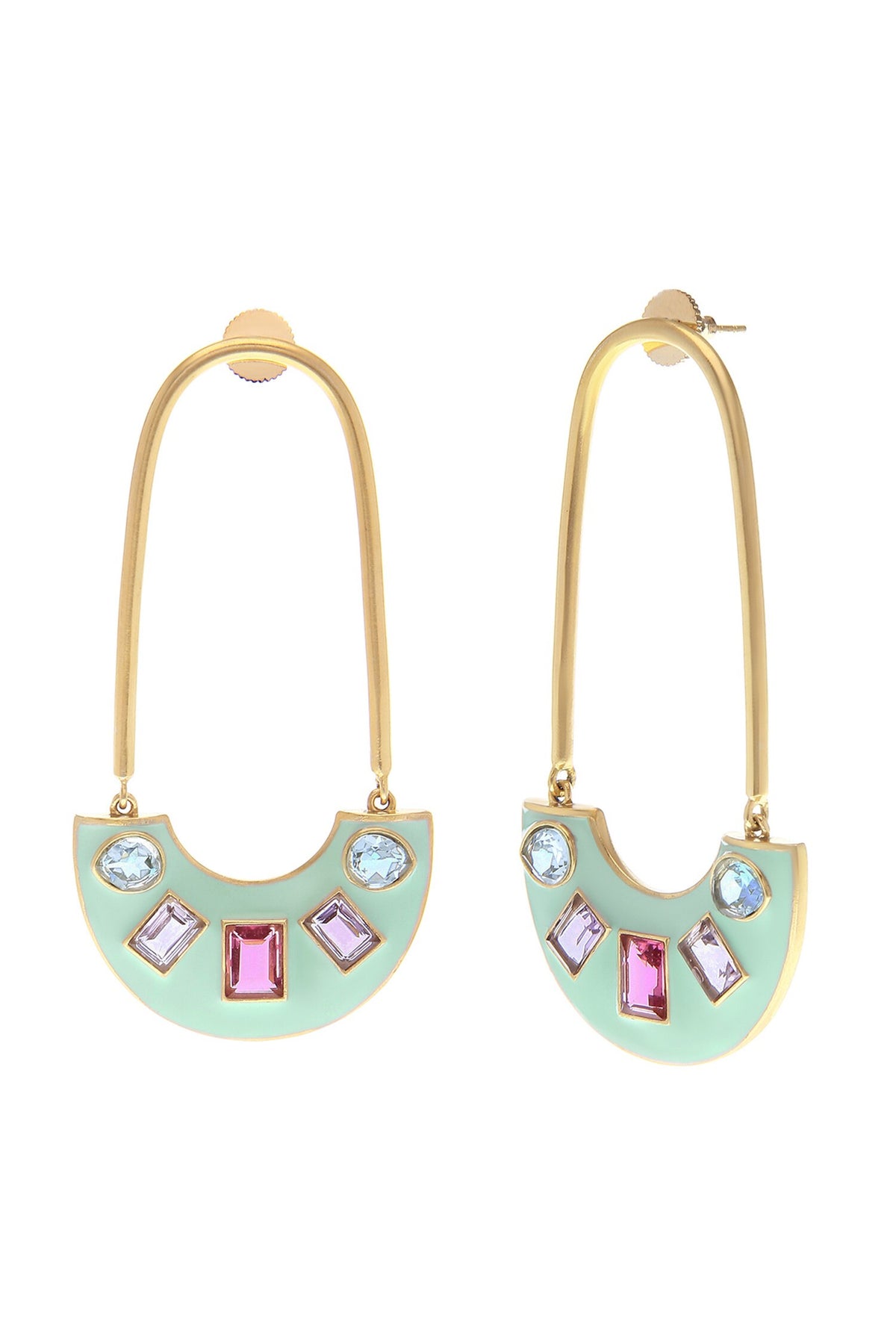 Francesca Embellished Hoops 