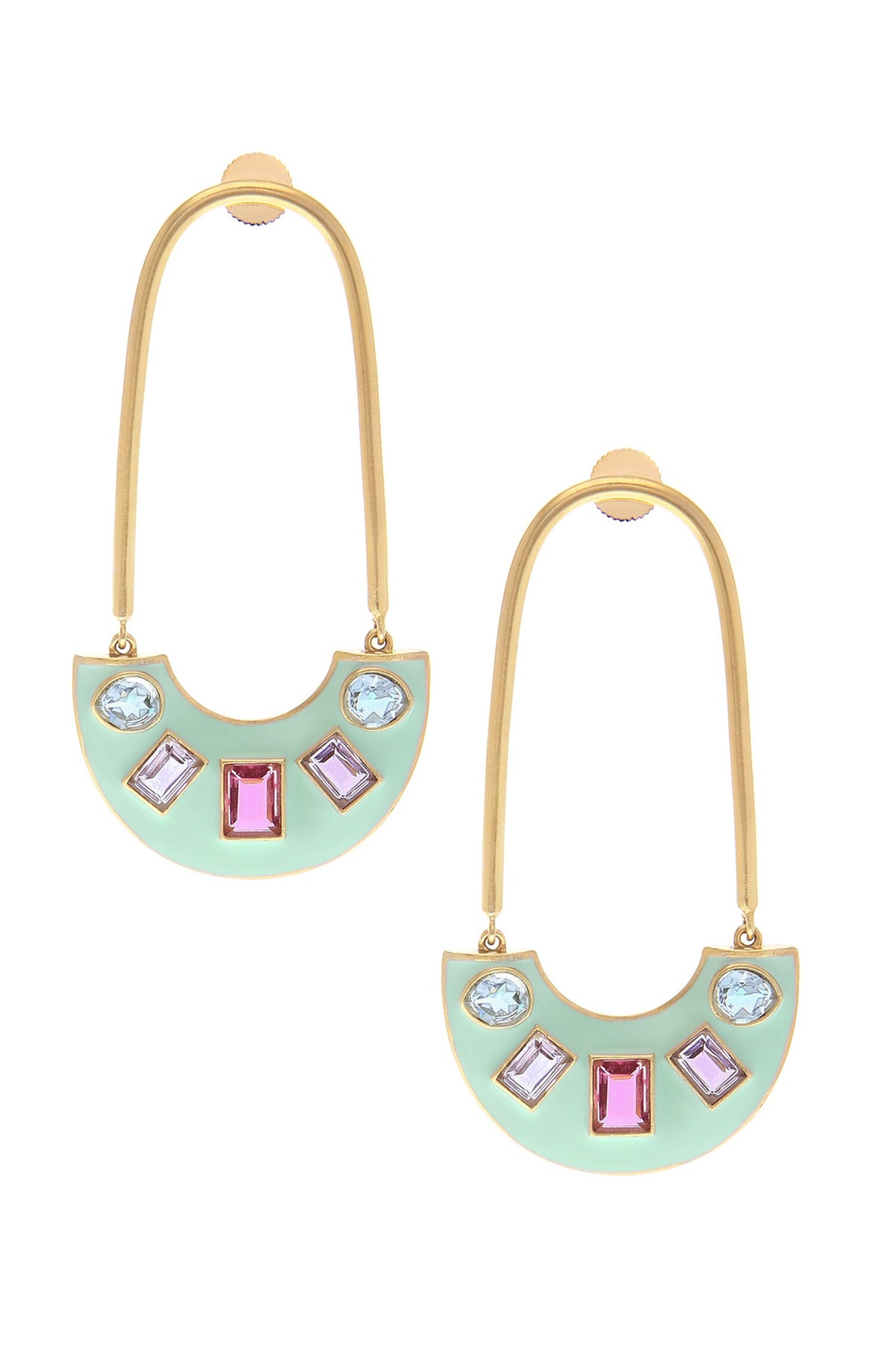 Francesca Embellished Hoops 