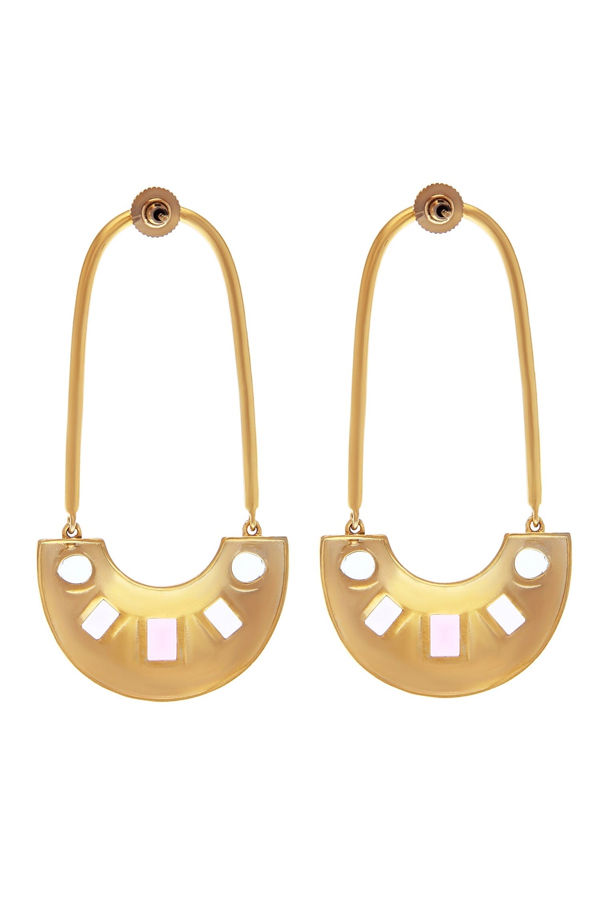 Francesca Embellished Hoops 
