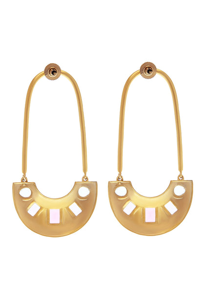 Francesca Embellished Hoops 