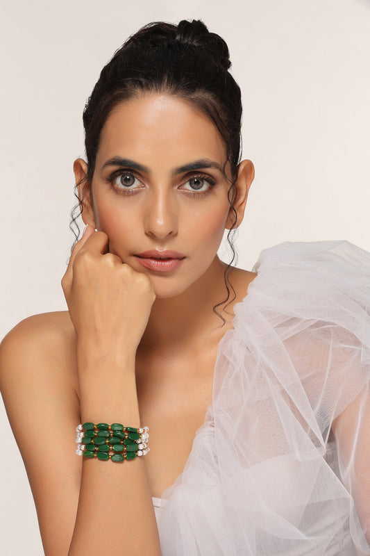 Embellished Layered Bracelet 