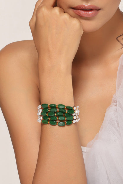 Embellished Layered Bracelet 