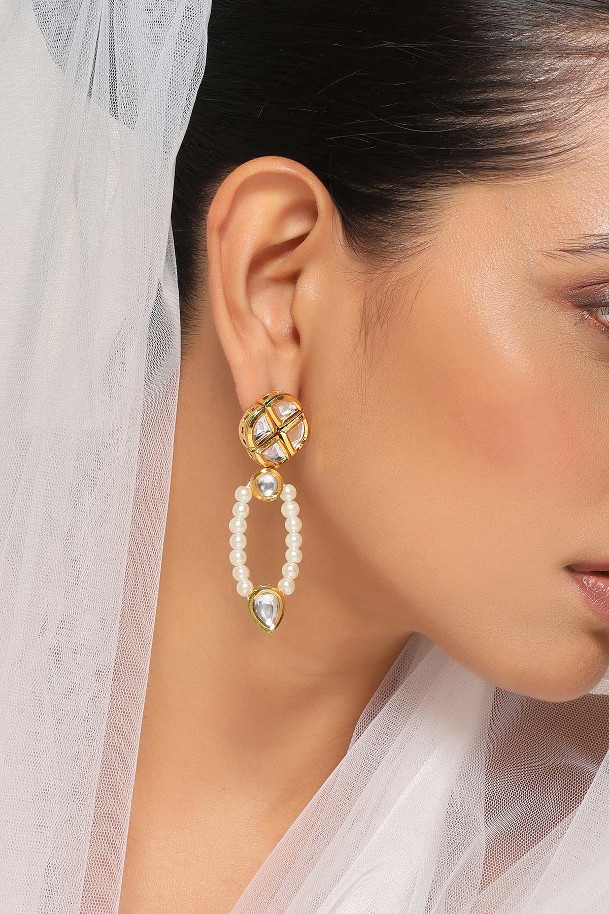Kundan Embellished Earrings 