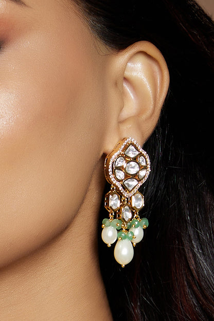 Quatrefoil Shaped Earrings 