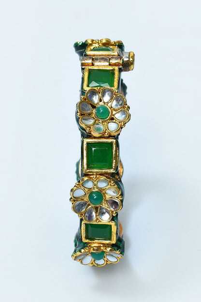 Kundan Embellished Kada - 2 Piece 