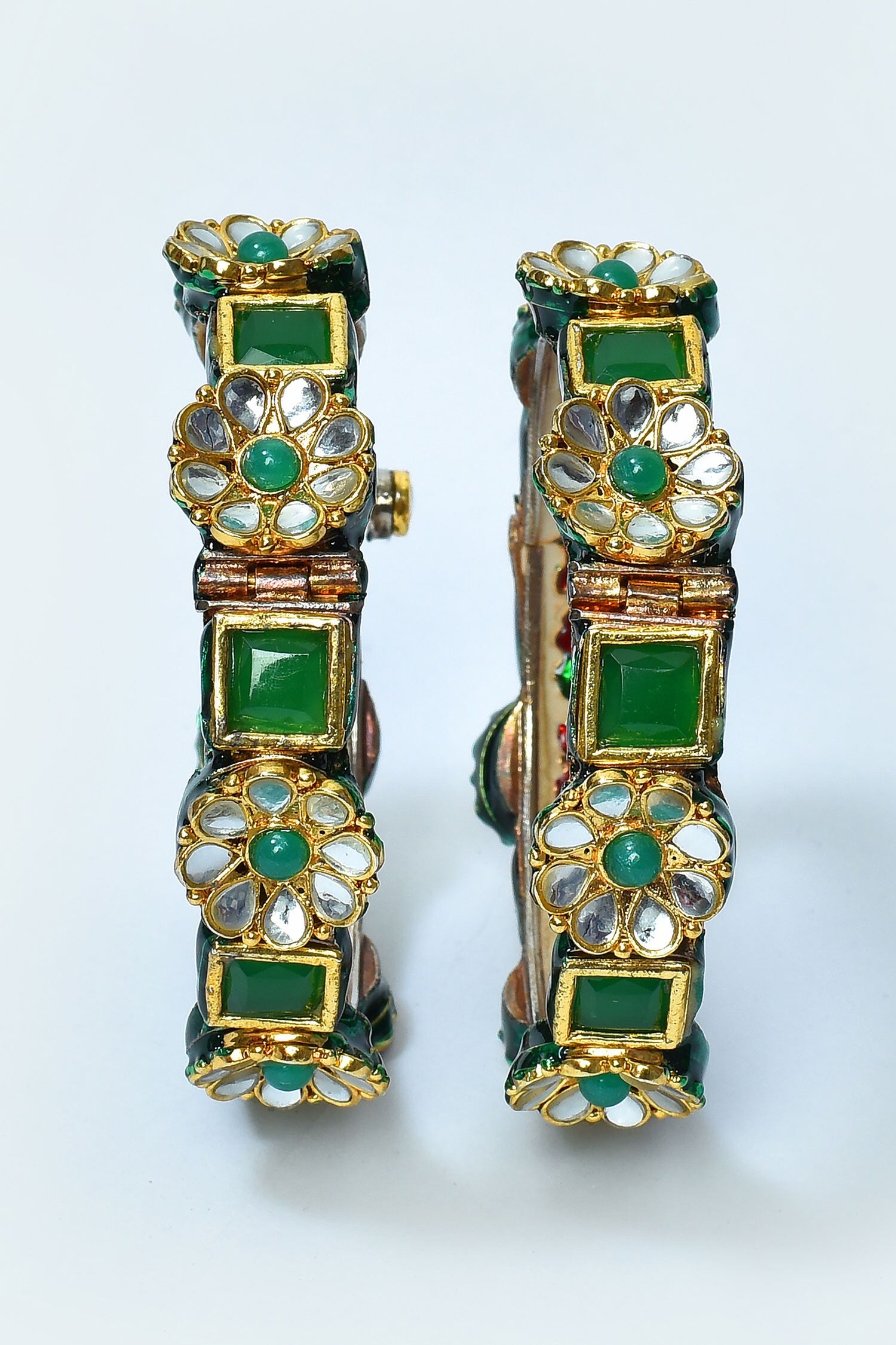 Kundan Embellished Kada - 2 Piece 