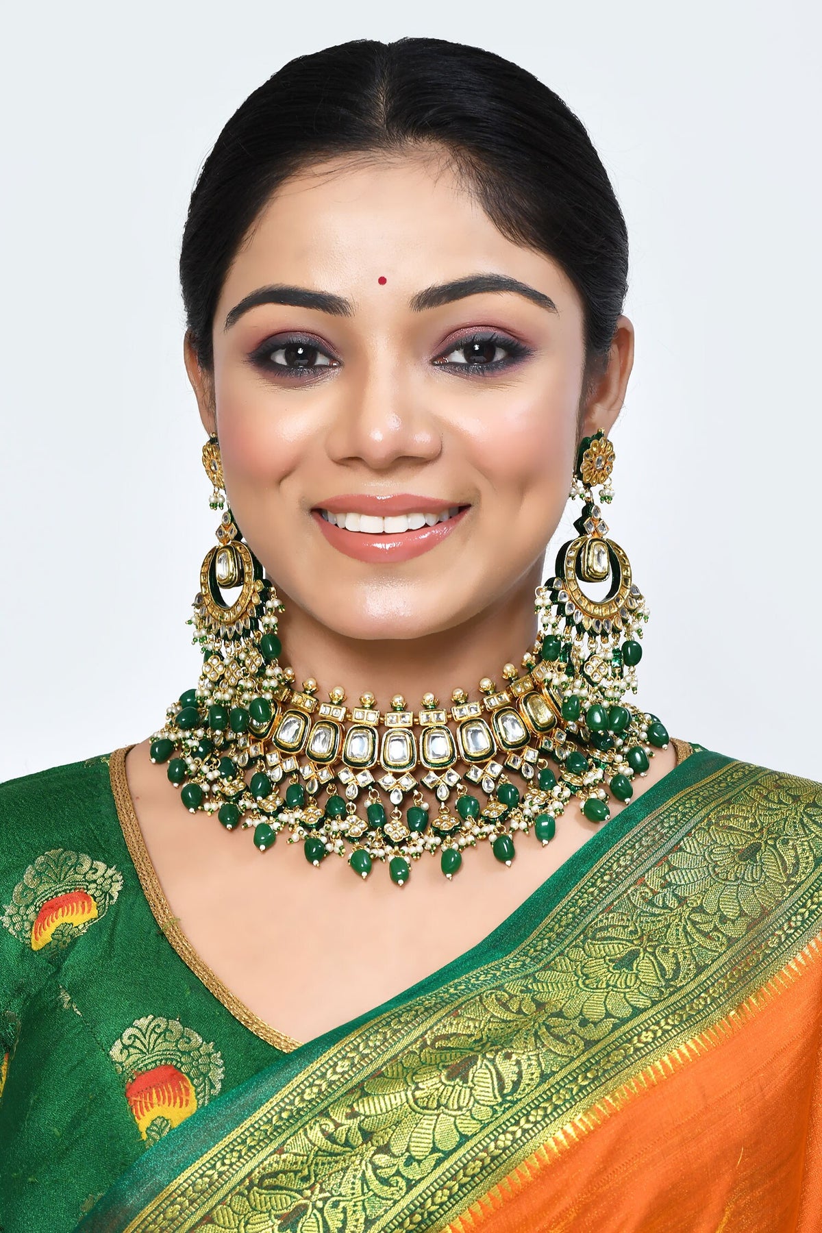 Kundan Embellished Choker Set 