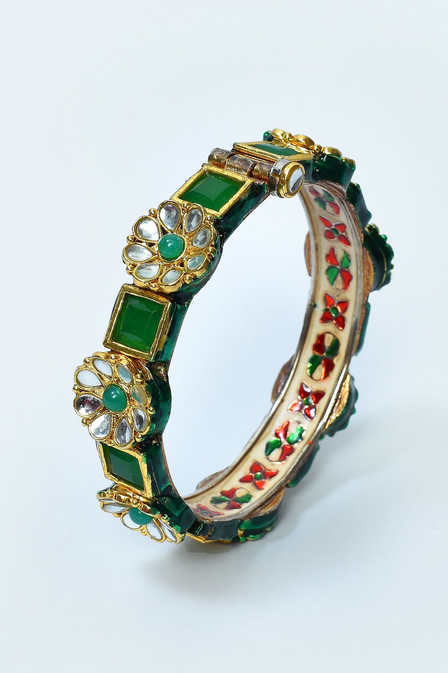 Kundan Embellished Kada - 2 Piece 