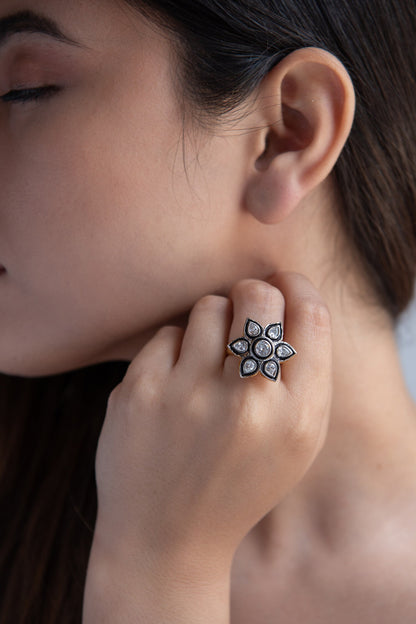 Faux Diamond Ring 