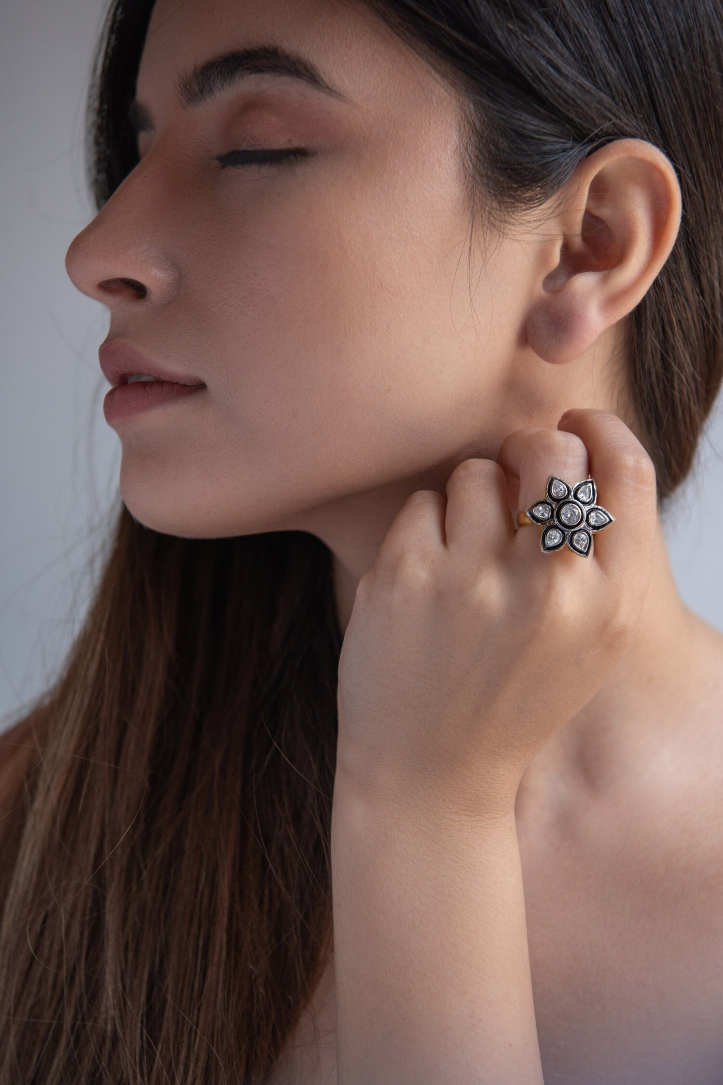 Faux Diamond Ring 