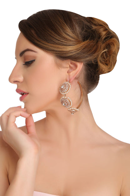 Crystal Hoops 