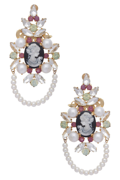 Stone earrings 
