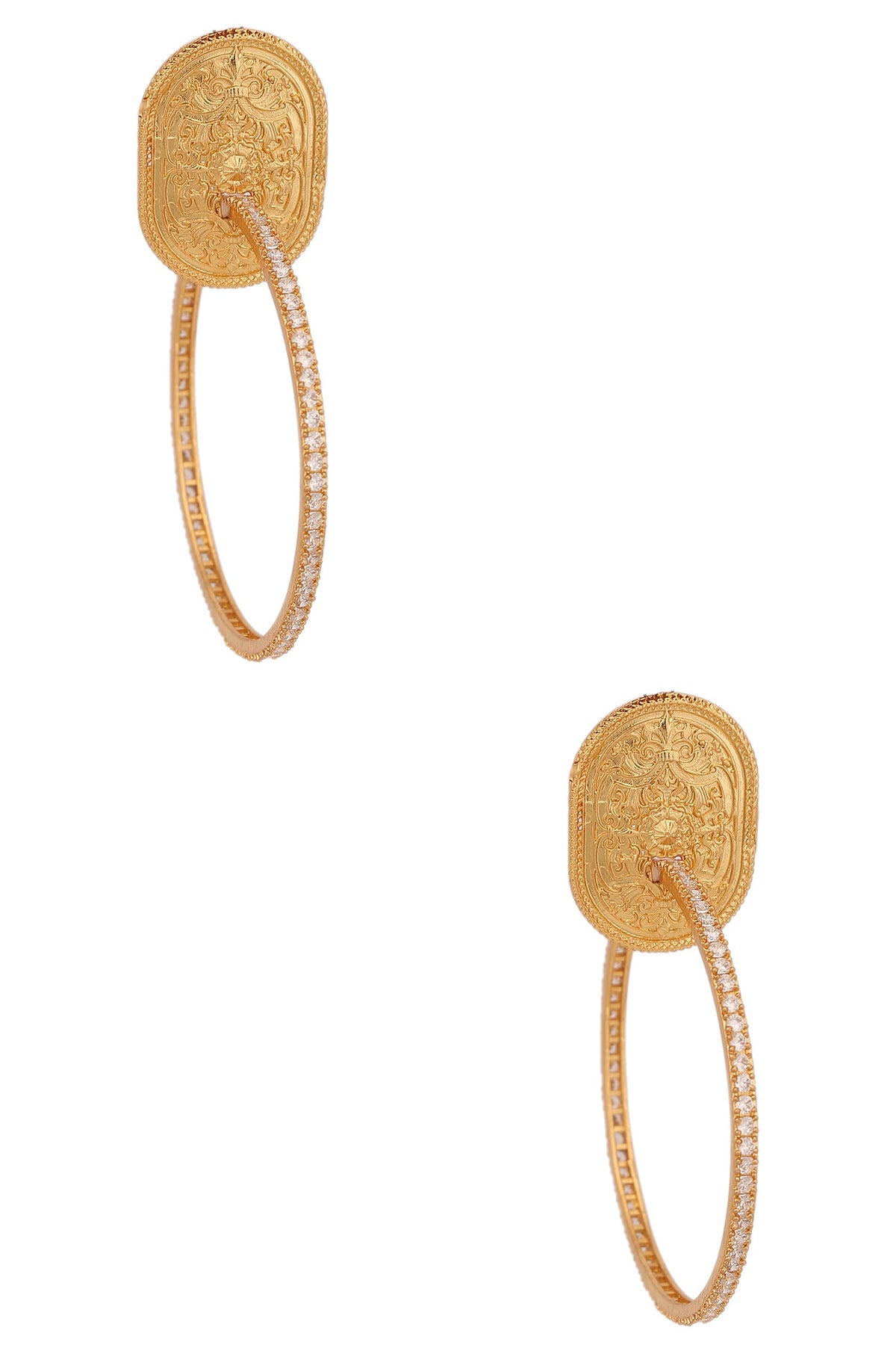 Crystal Hoops 