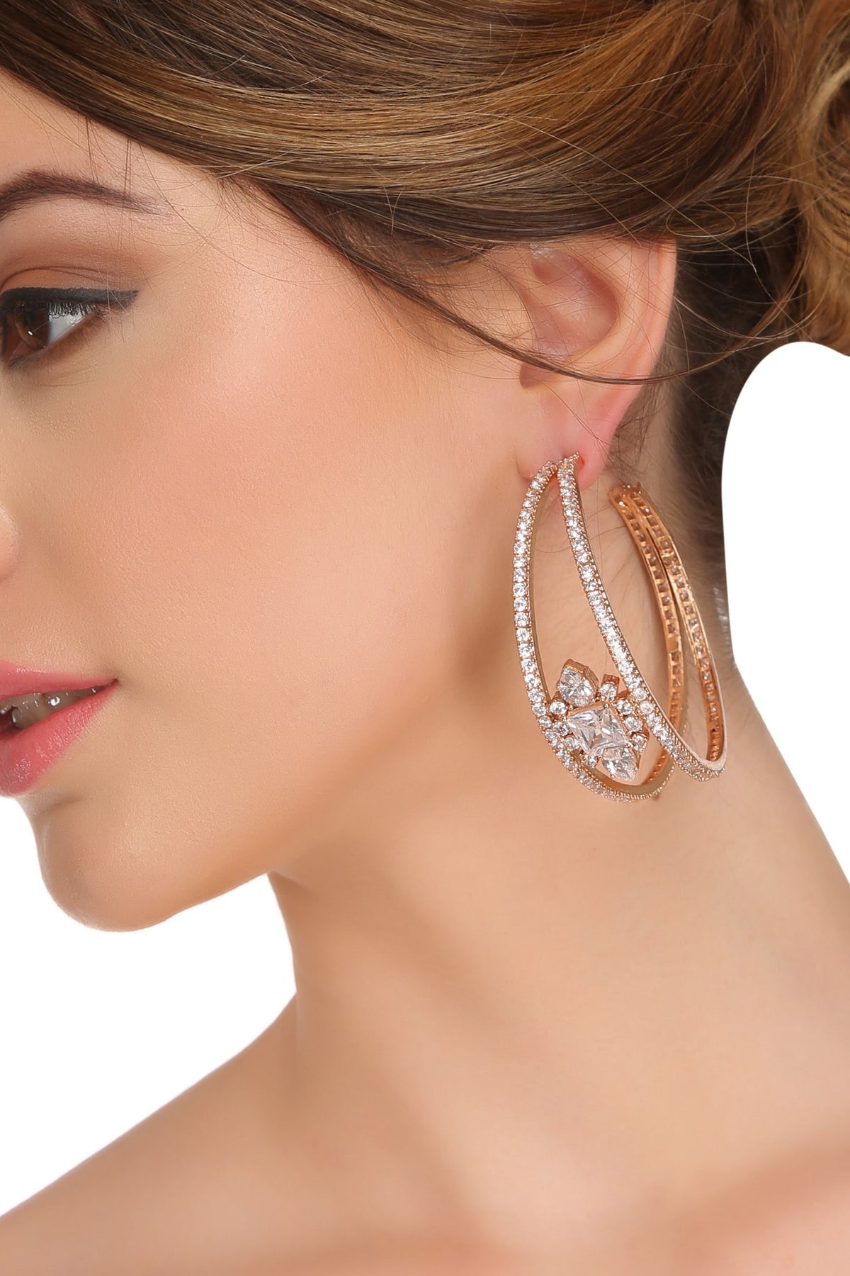 Crystal Hoops 