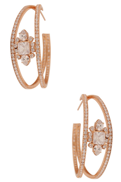 Crystal Hoops 