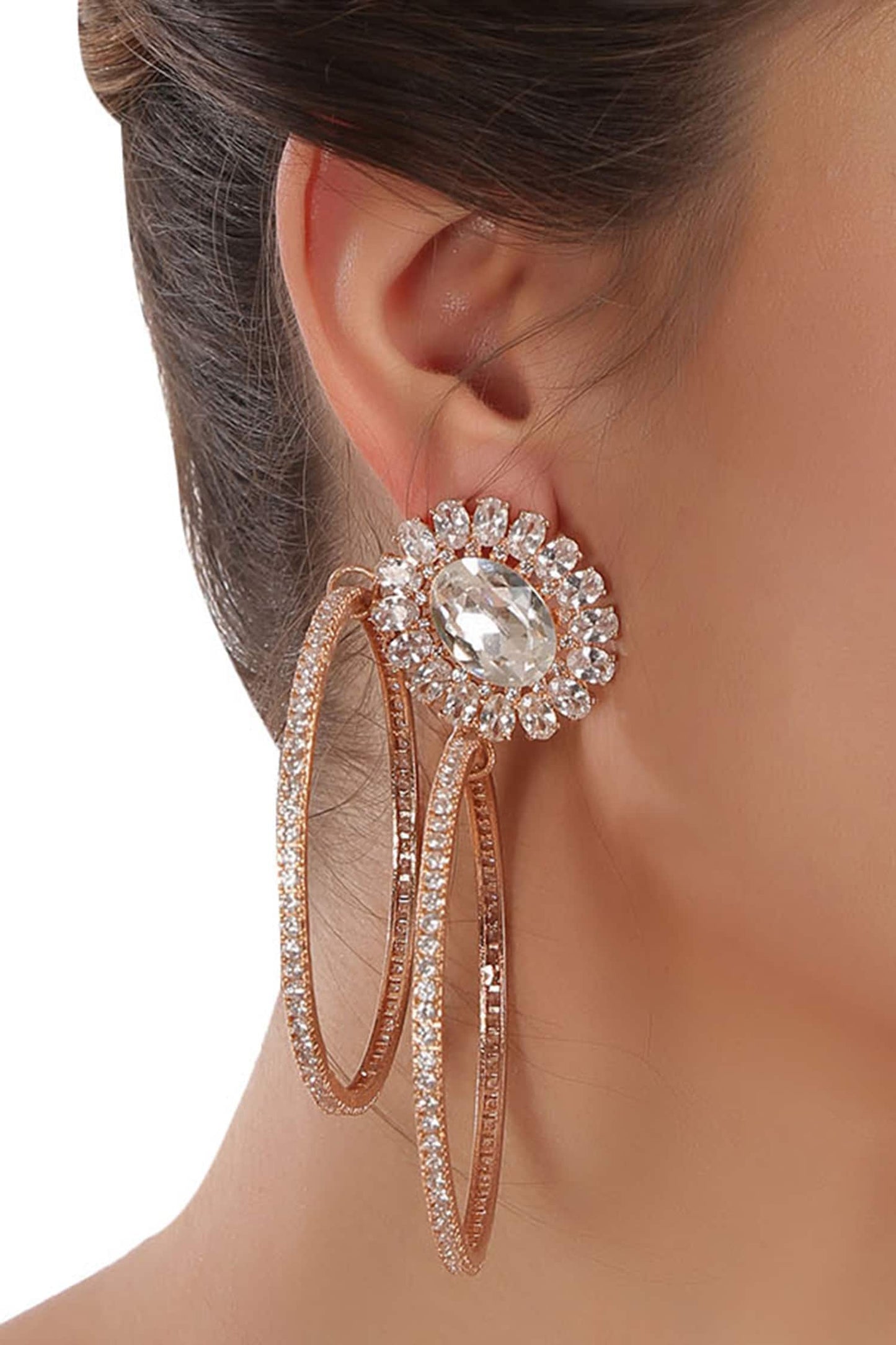 Crystal Hoops 