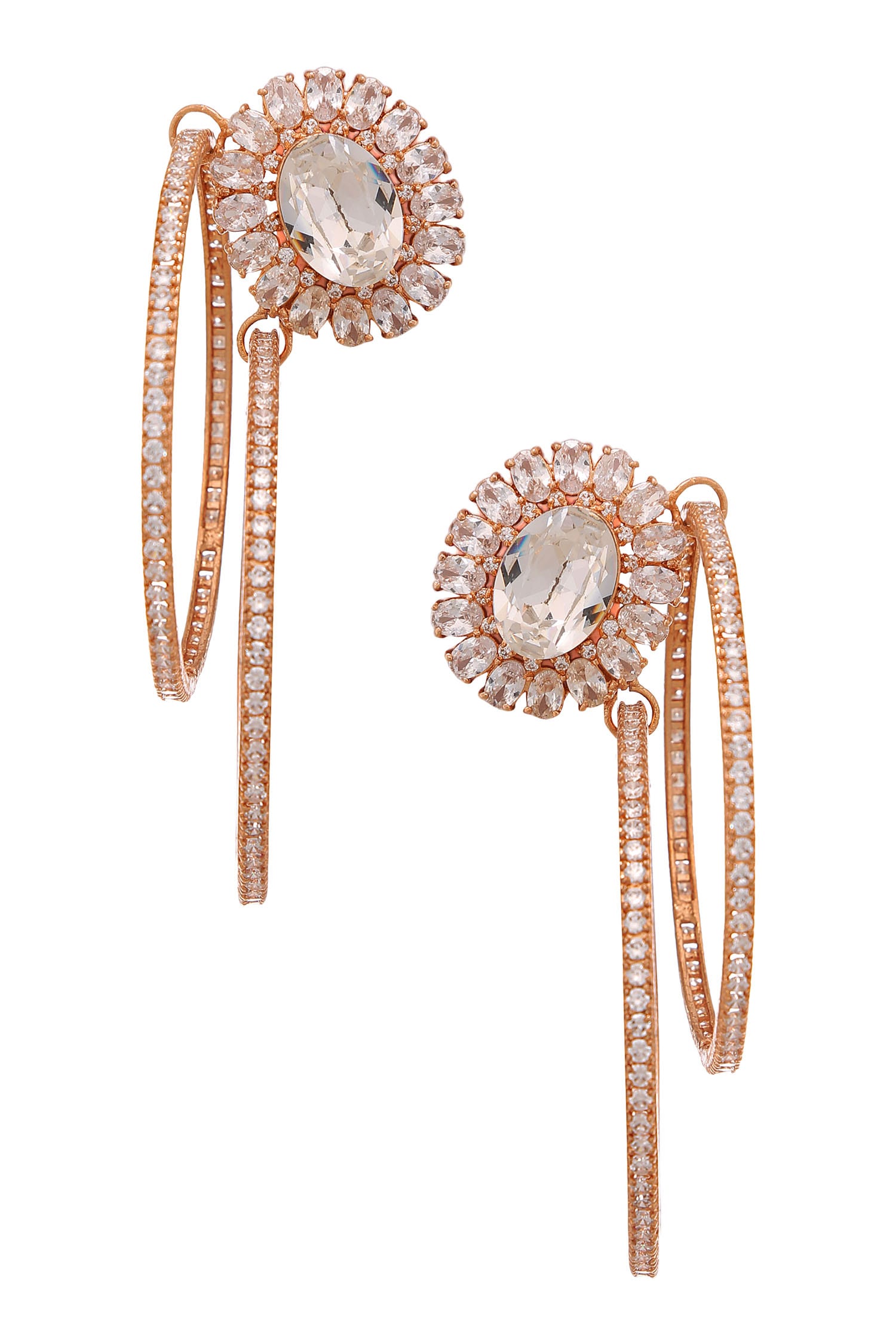 Crystal Hoops 