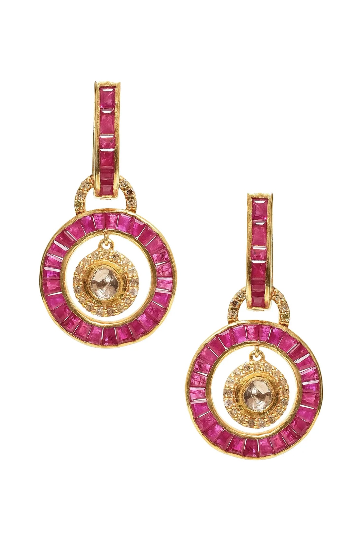 Detachable Baguette Earring 