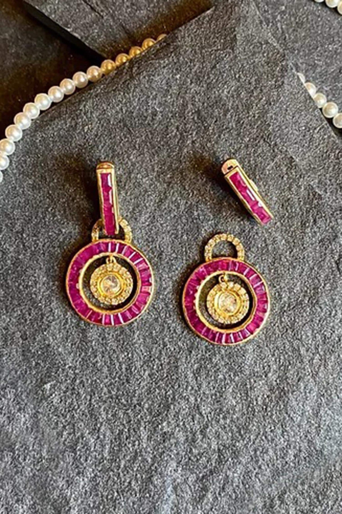 Detachable Baguette Earring 
