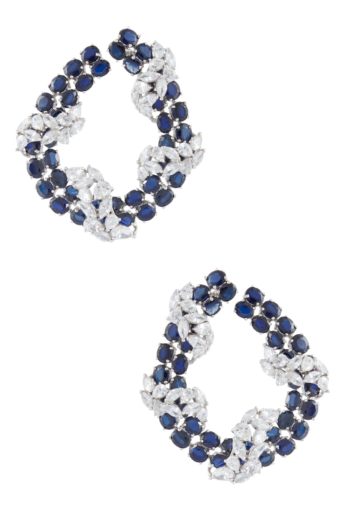 Circular Stone Earrings 