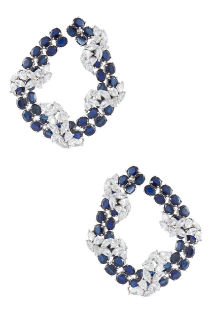 Circular Stone Earrings 