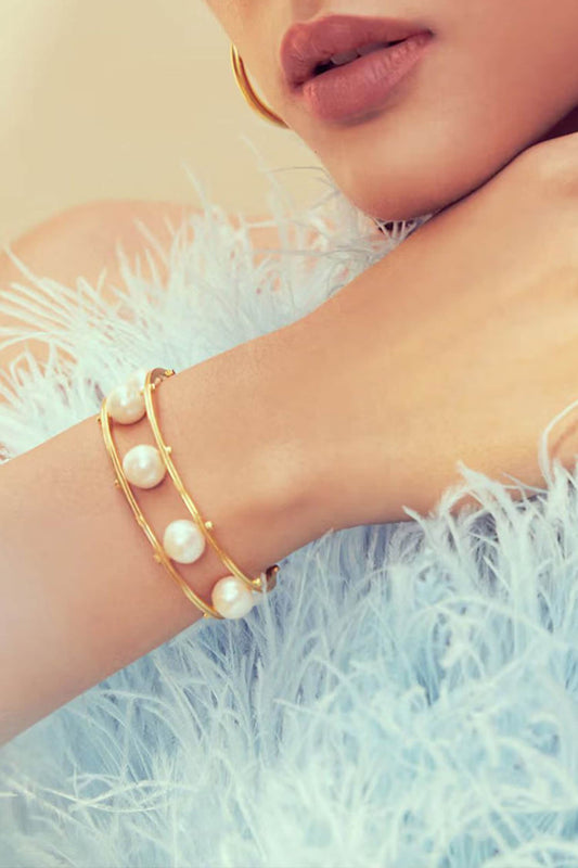 Pearl Cuff Bracelet 