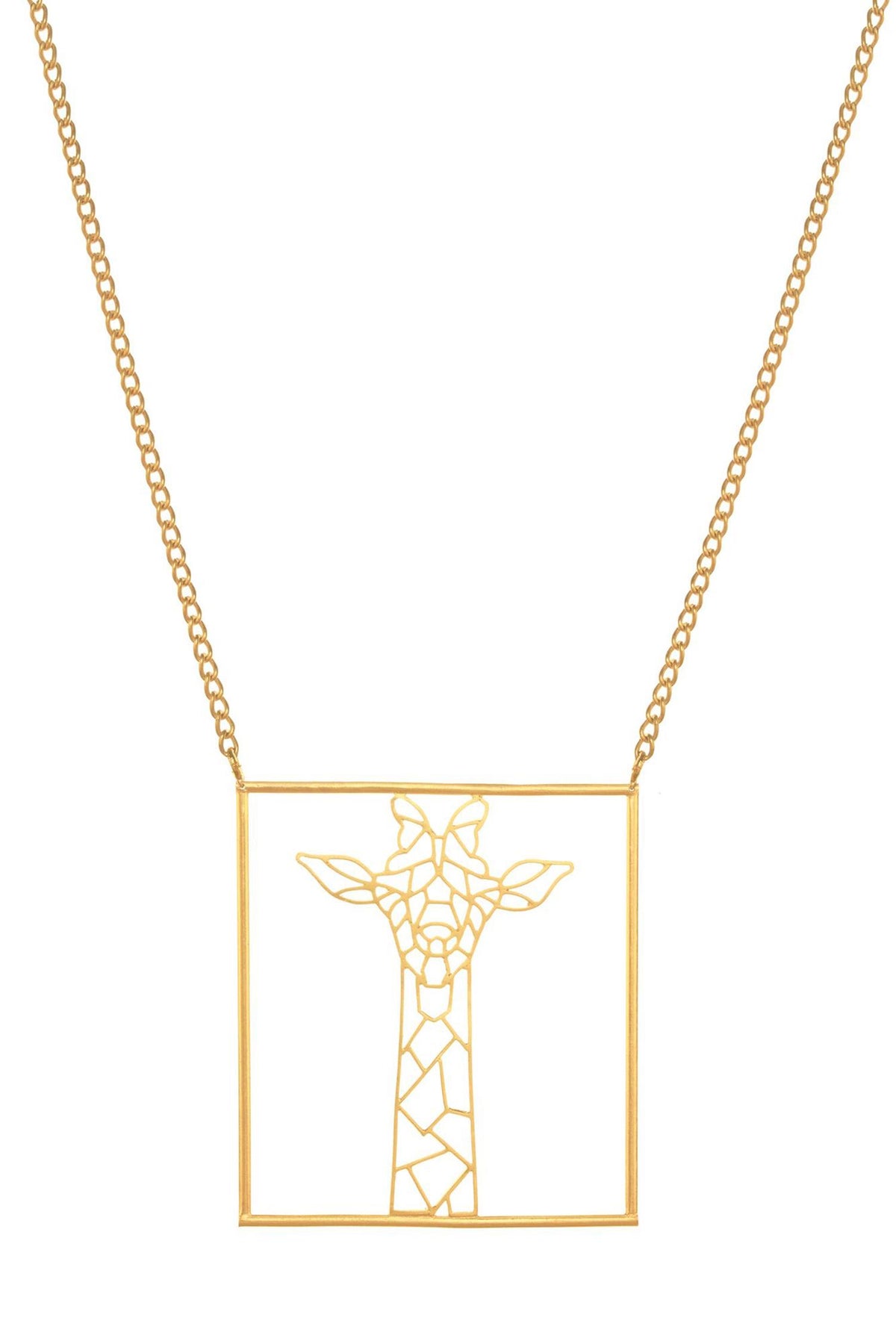 Giraffe Pendant Necklace 