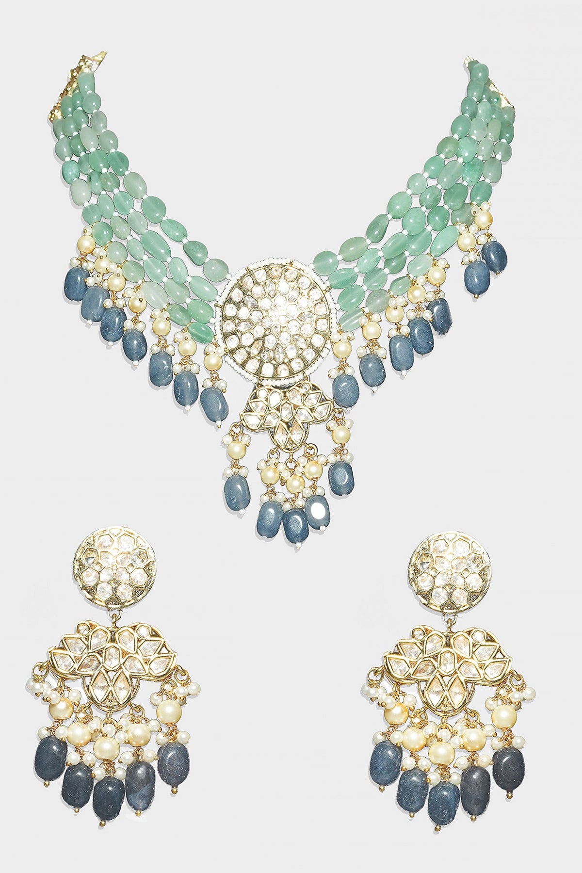 Bead Drop Choker Set 