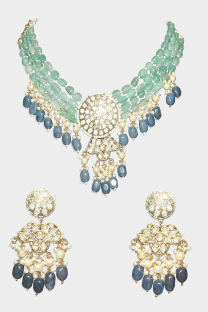 Bead Drop Choker Set 