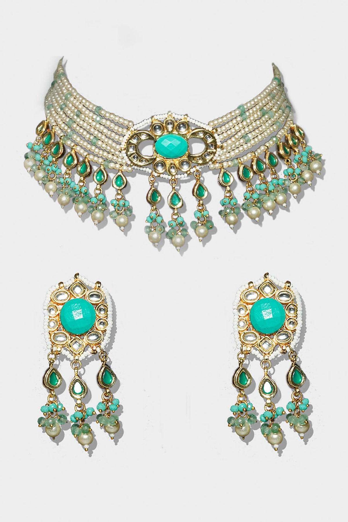 Kundan Embellished Choker Set 