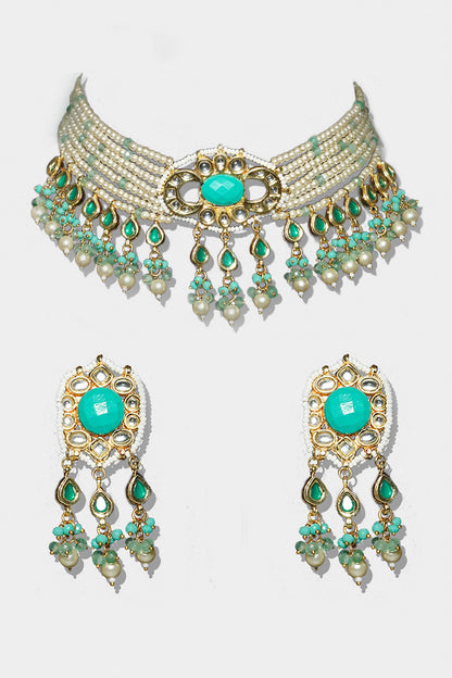 Kundan Embellished Choker Set 