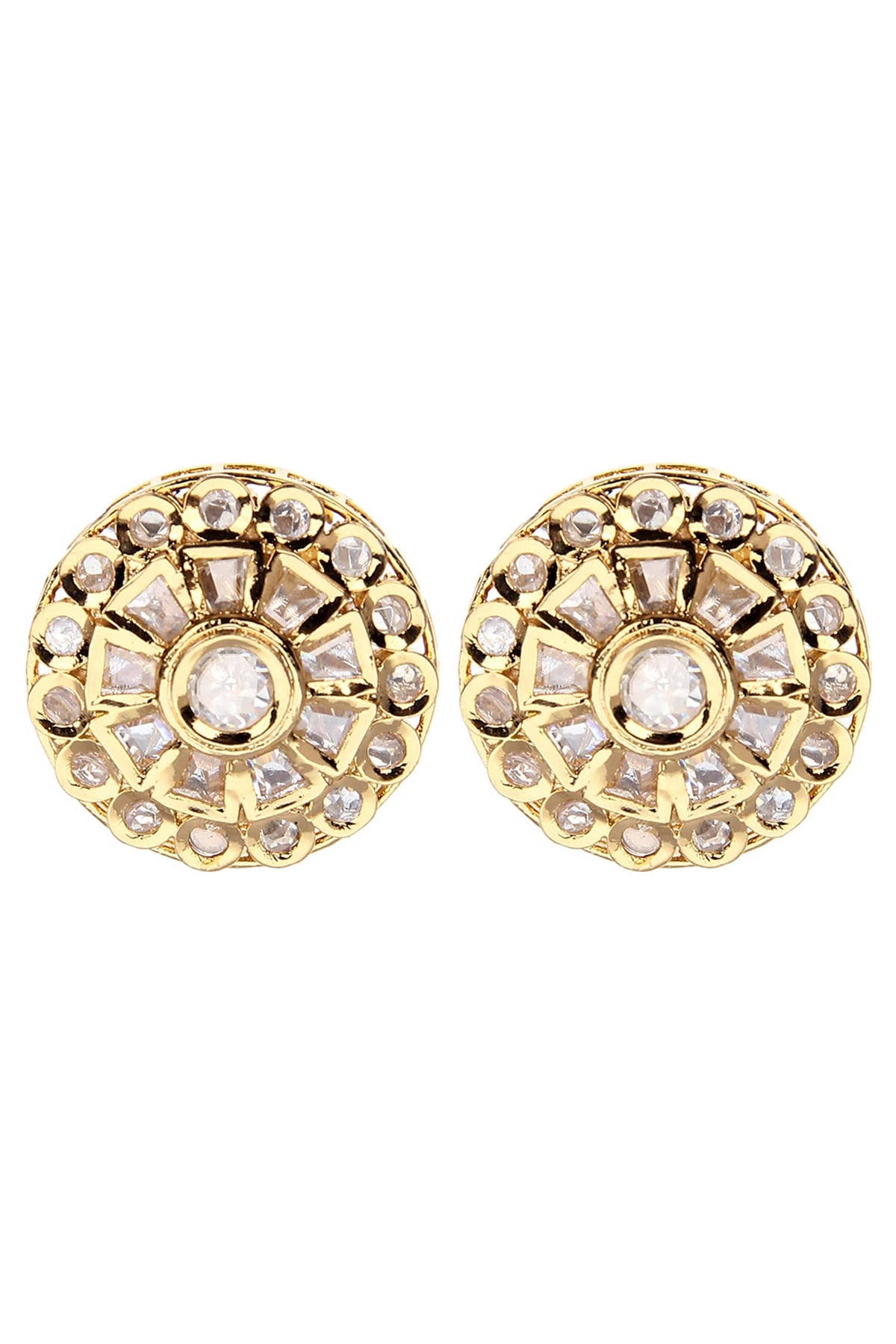 Kundan Embellished Stud Earrings 