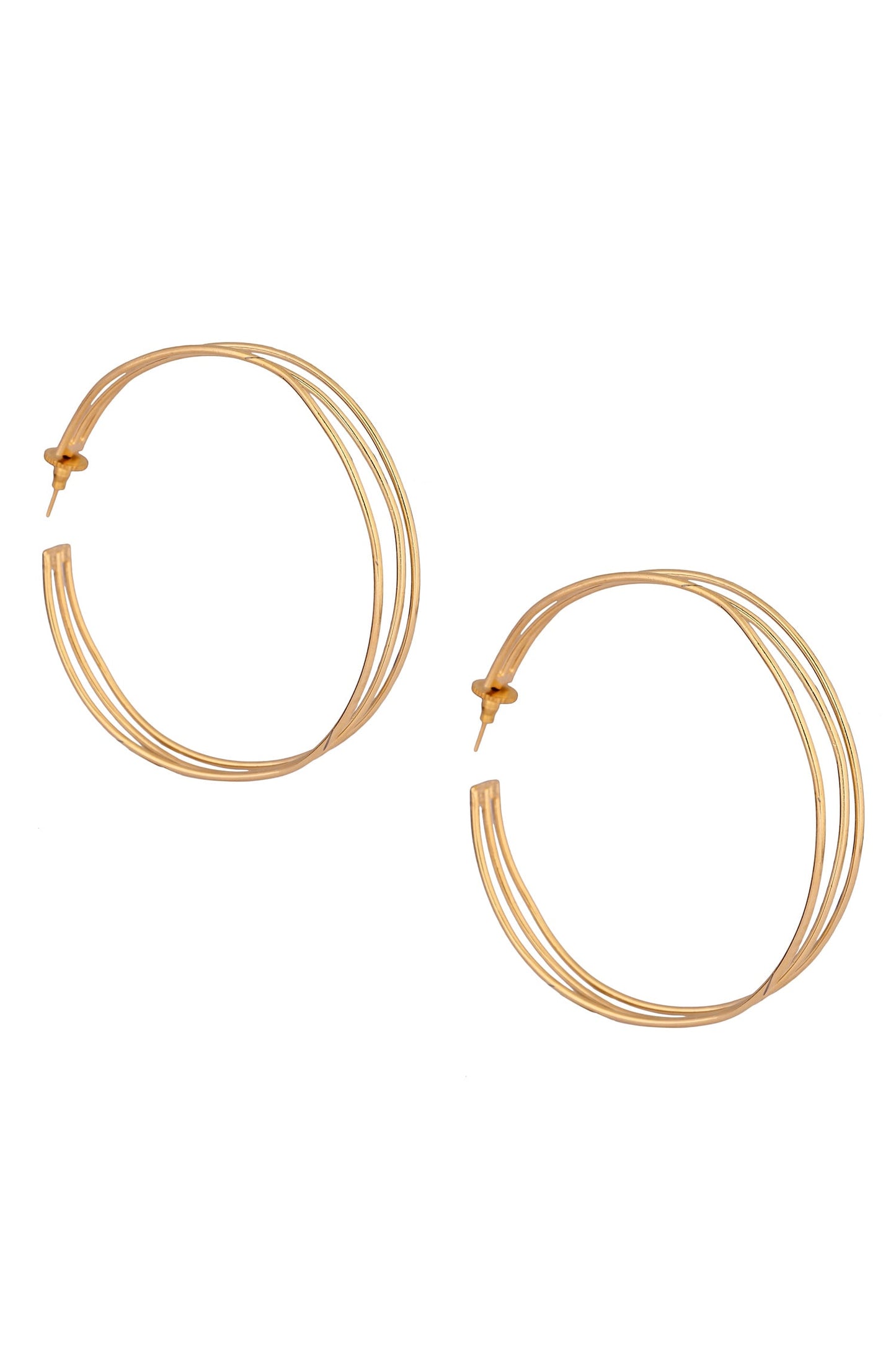Handcrafted Multi-Hoop Earrings 