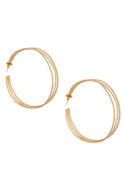 Handcrafted Multi-Hoop Earrings 