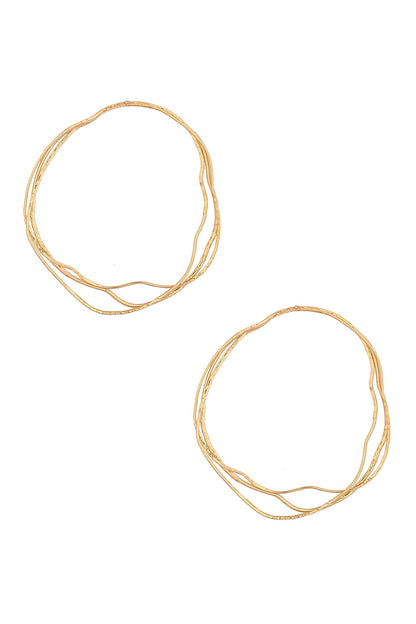 Handcrafted Bent Hoops 