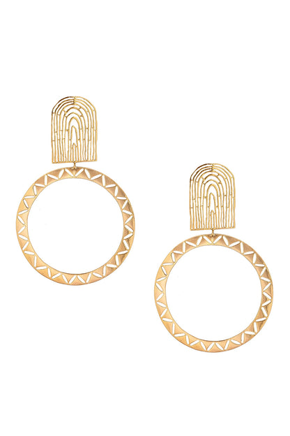 Cutwork Hoop Danglers 