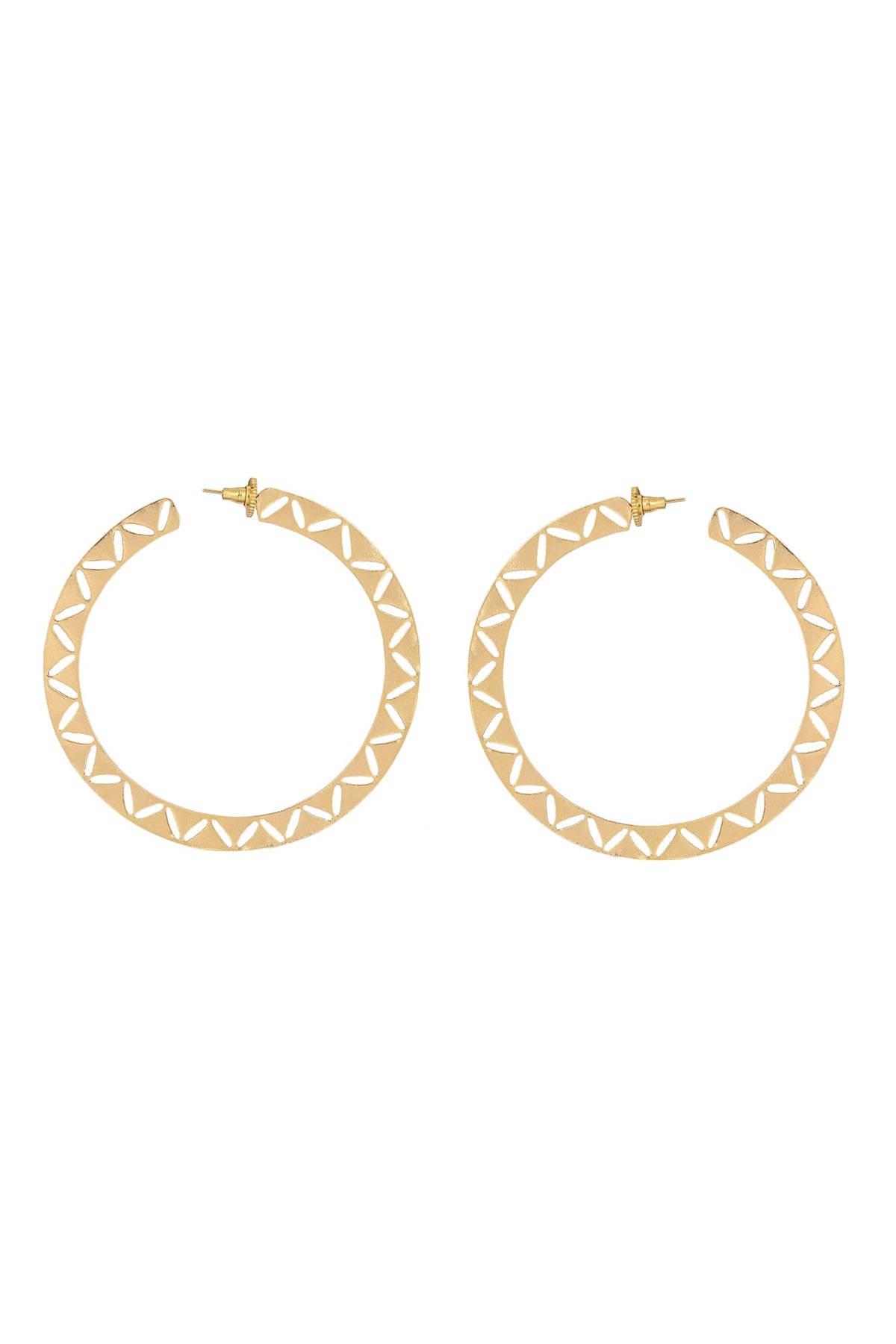Handcrafted Cutwork Hoops 