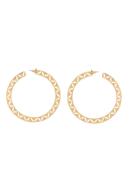 Handcrafted Cutwork Hoops 