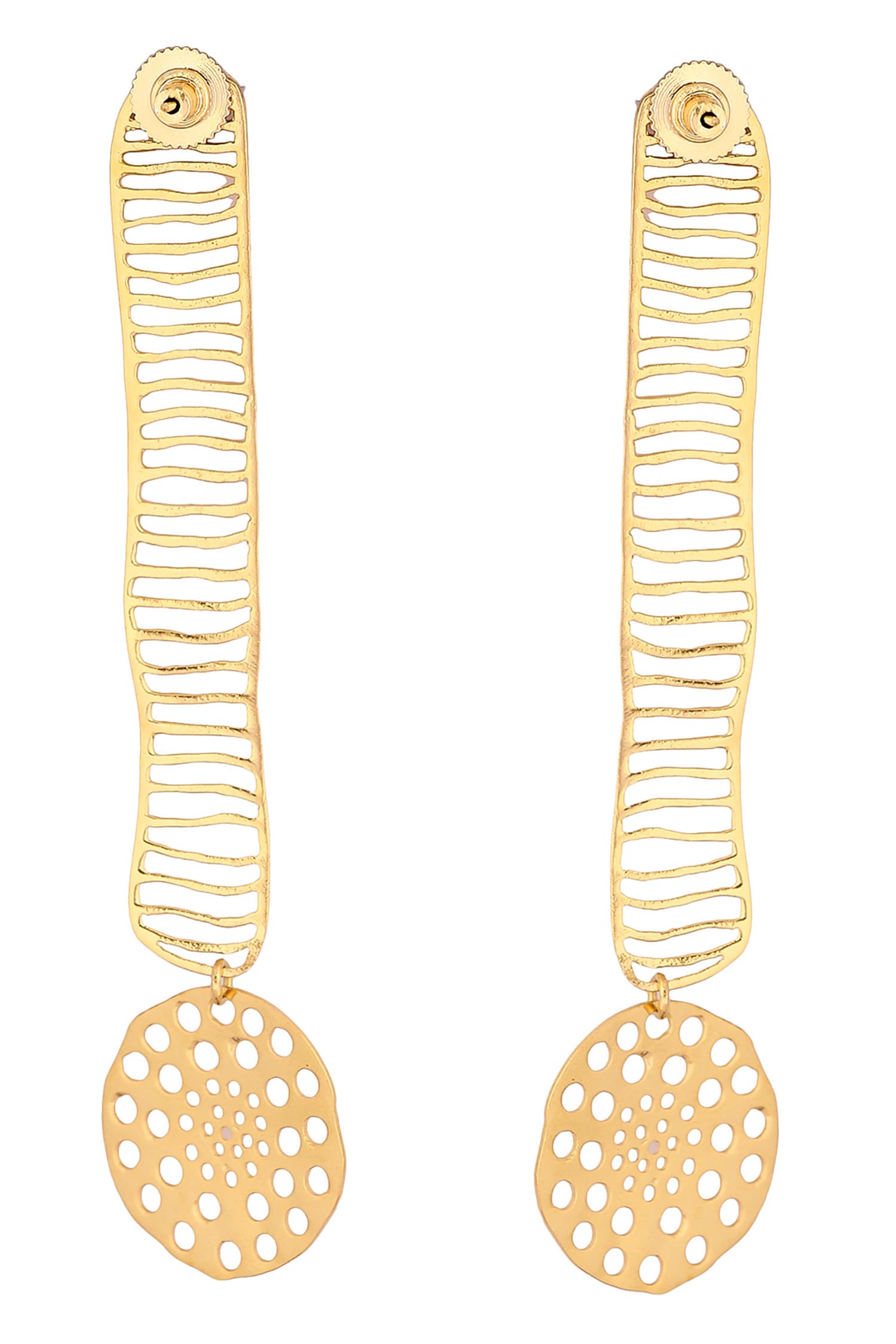 Geometric Cutwork Danglers 