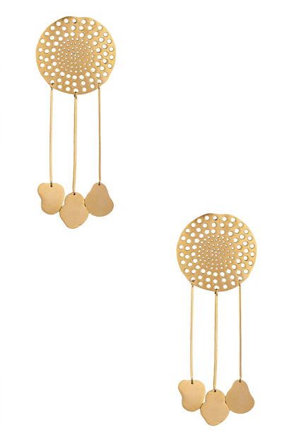 Handcrafted Cutwork Danglers 