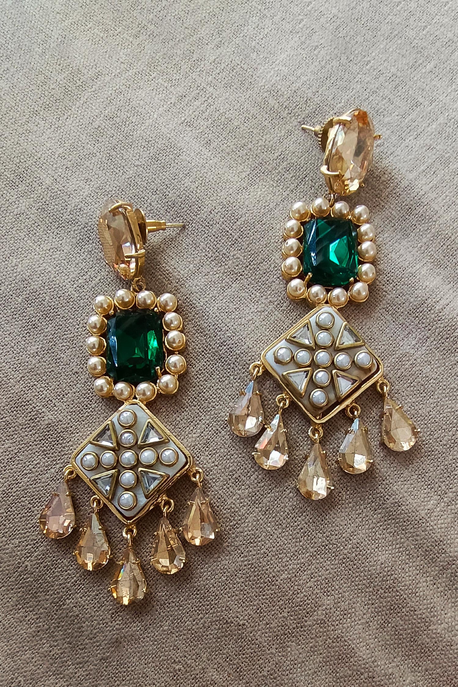 Zahara Handmade Embellished Earrings 