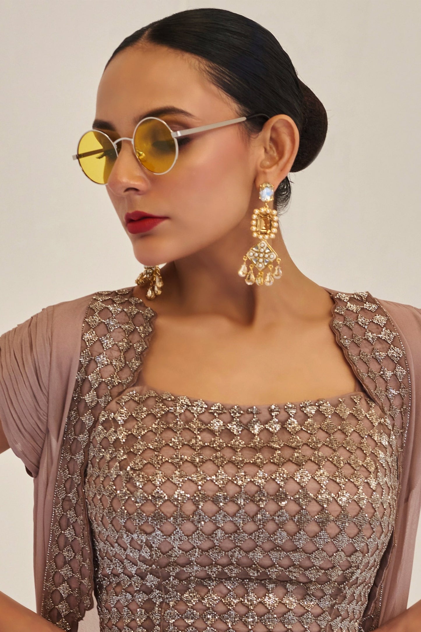 Zahara Embellished Earrings 