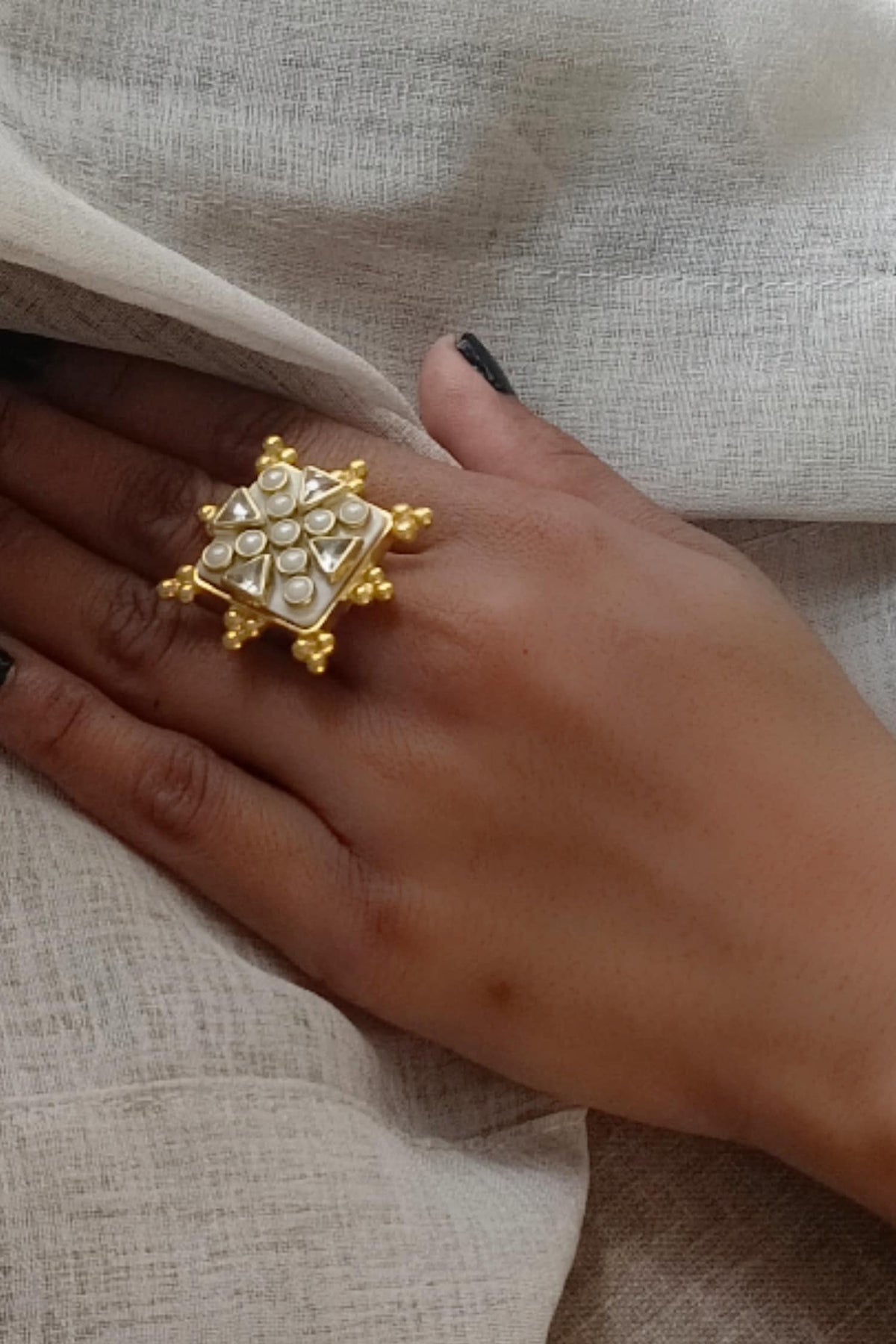 Viana Mini Embellished Ring 